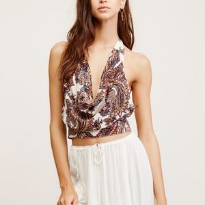 RARE Free People Forever Young Halter Top